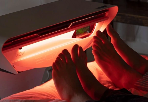 Uso de proximidad de BIOW con luz roja, aplicada a una zona concreta